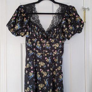 For Love & Lemons - August Dress Black XS